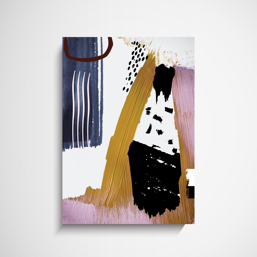 Matchy Matchy Abstract Interior Art Print